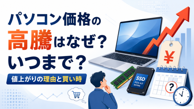パソコン価格の高騰はなぜ？