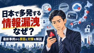 日本で多発する情報漏洩　なぜ？最新事例から原因と対策を解説
